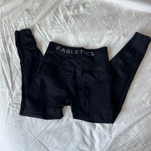 Fabletics seamless Midnight Black Leggings